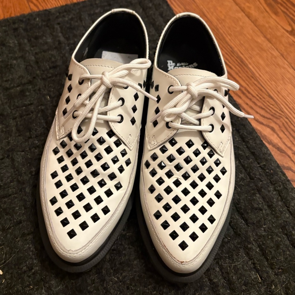 White Dr Martens shoes